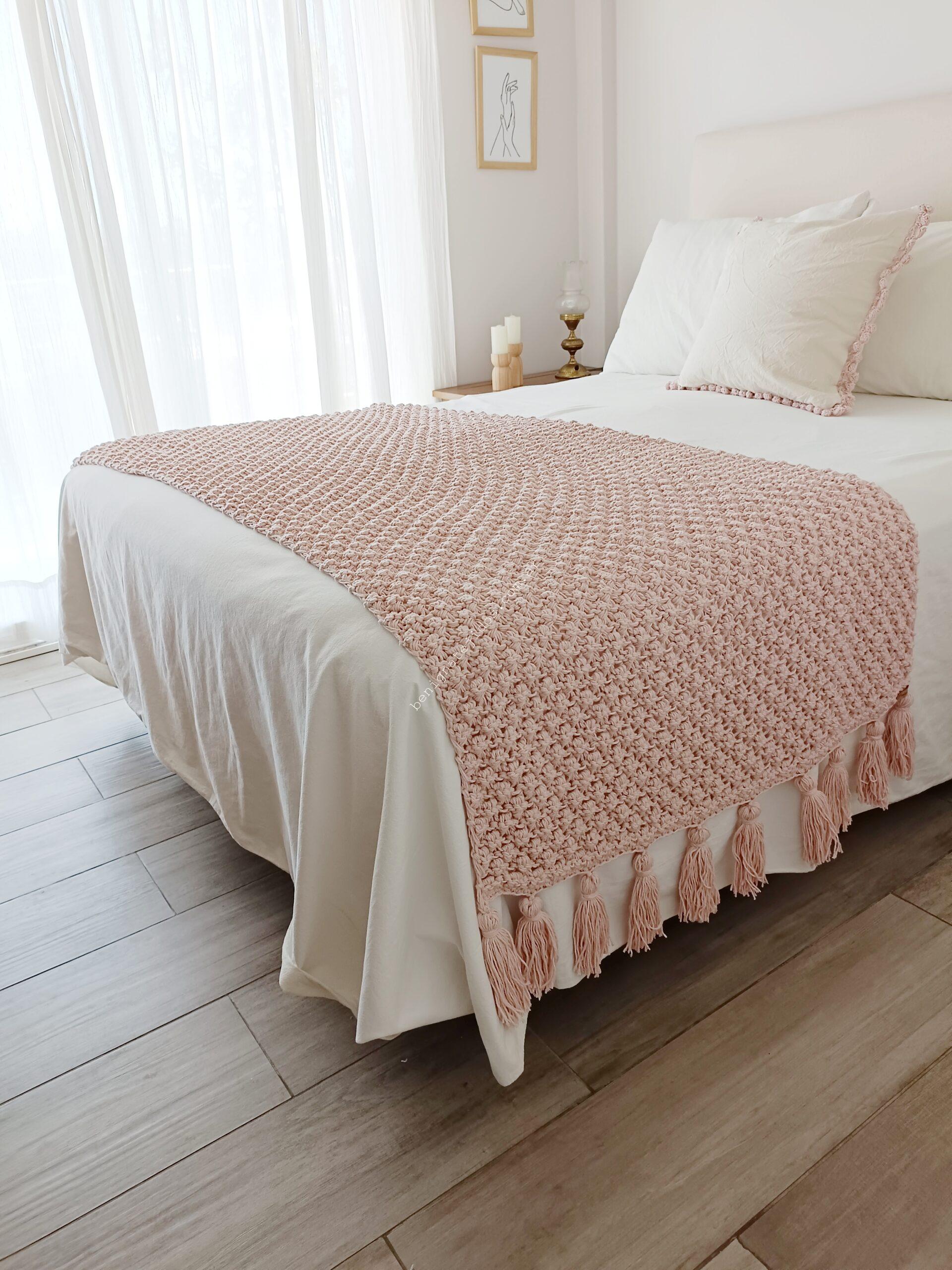 Manta LOLA 0.75x2.40+flecos o borlas (AP)