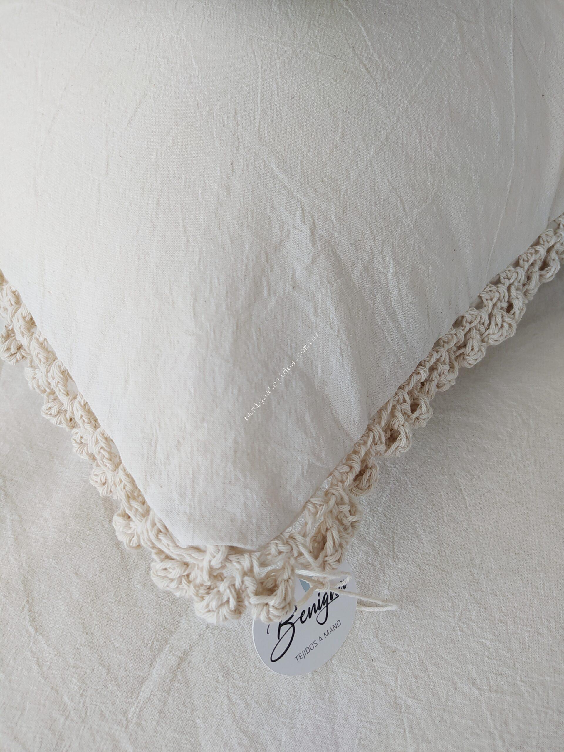 Funda Almohadón FRIDA 50x50-Contorno Natural -DISPONIBLES - Imagen 4