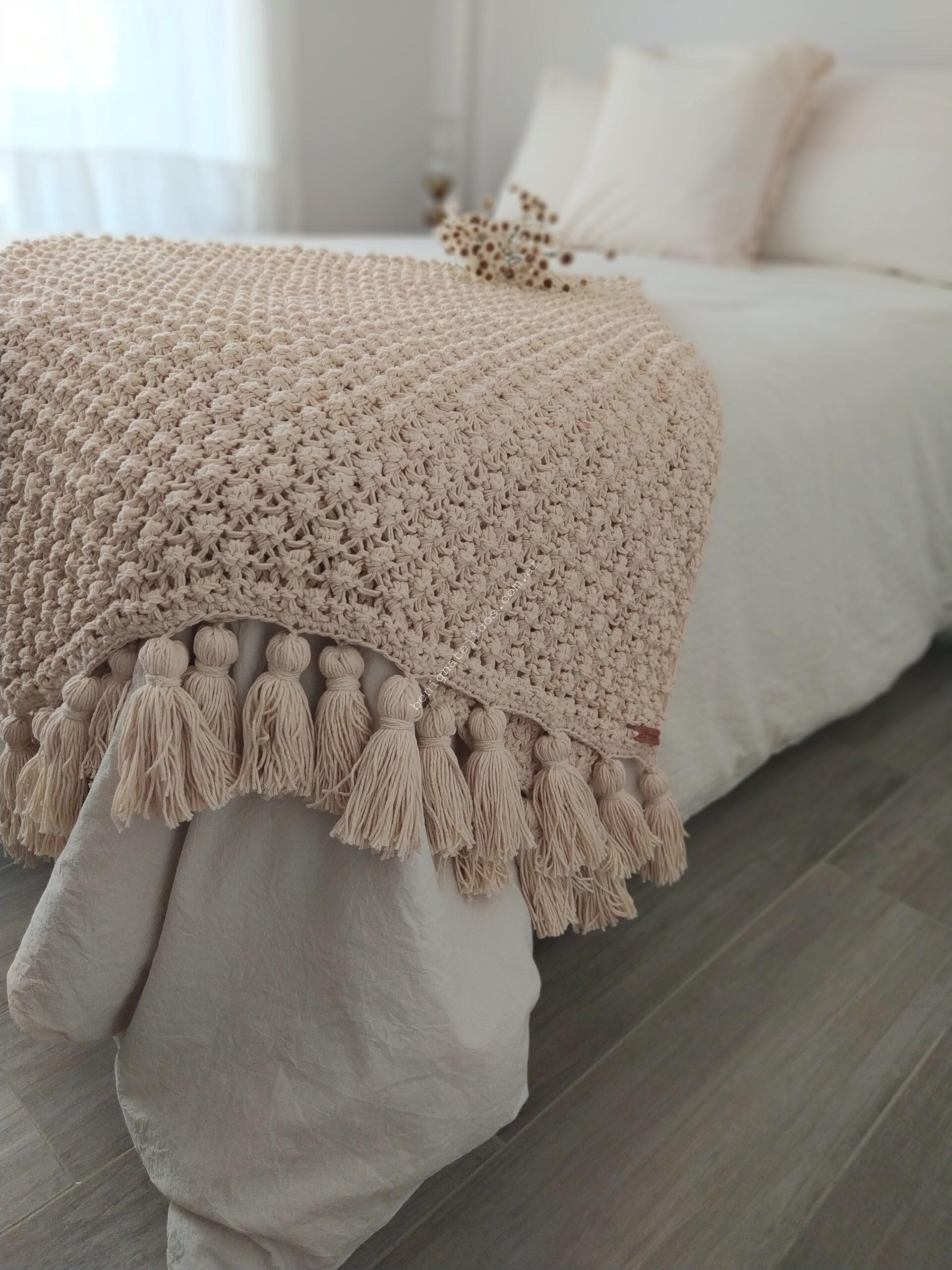 Manta LOLA 0.75x2.00+flecos o borlas (AP) - Imagen 5