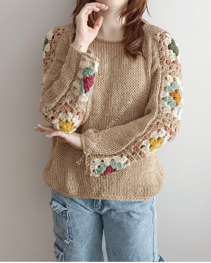 Sweater TILCARA - Camel Talle L- Disponible